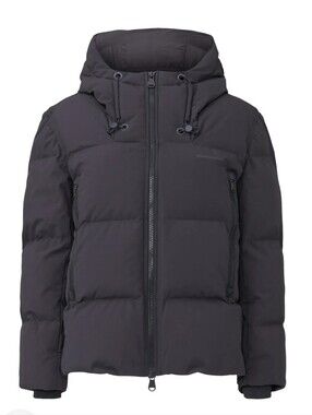 The Arrivals Dark Cloud Down Gray Puffer Jacket Size S
